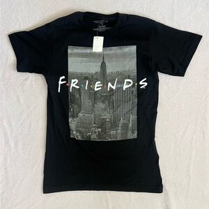 FRIENDS Black Short Sleeve Tee